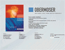 Tablet Screenshot of obermoser.com