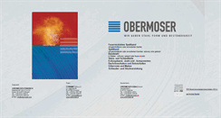 Desktop Screenshot of obermoser.de