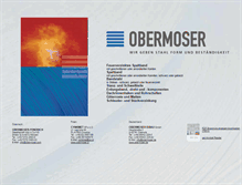 Tablet Screenshot of obermoser.de